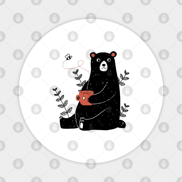 Sugar-sweet bear Magnet by Arpi Design Studio